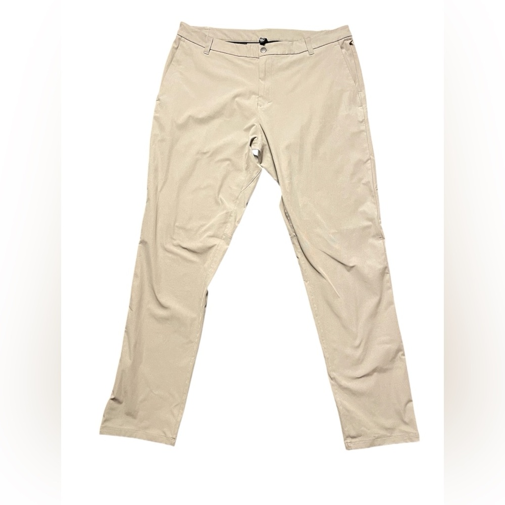 Lululemon Commission Pants Mens 38x32 Gray Golf Performace Slacks Chino